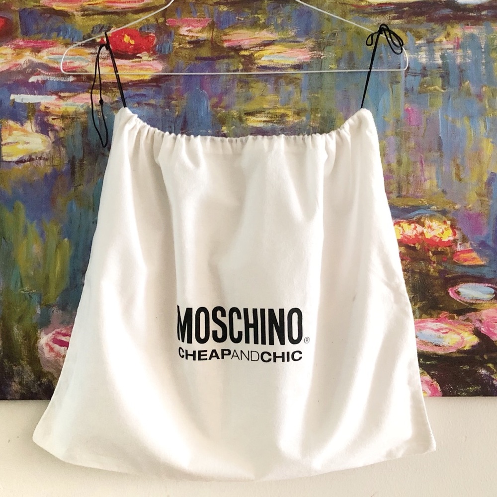 MOSCHINO drawstring bag / dust bag